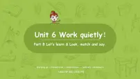 英语五年级下册Unit 6 Work quietly! Part B课堂教学ppt课件
