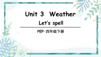 小学英语人教版 (PEP)四年级下册Unit 3 Weather Part A图文ppt课件