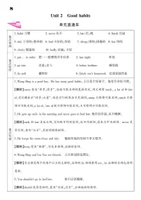 小学英语新版-牛津译林版六年级下册Unit 2 Good habits练习题
