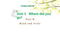 小学英语人教版 (PEP)六年级下册Unit 3 Where did you go? Part B教课内容课件ppt