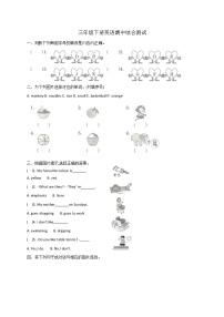 2020-2021学年度三年级下册英语试题 期中综合测试（含答案）外研版（三起）