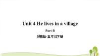 小学英语陕旅版五年级下册Unit 4 He Lives in a Village教学课件ppt