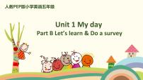 小学英语人教版 (PEP)五年级下册Unit 1 My day Part B课堂教学课件ppt