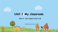 英语四年级上册Unit 1 My classroom Part A课文内容课件ppt