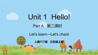 小学英语人教版 (PEP)三年级上册Unit 1 Hello! Part A说课课件ppt