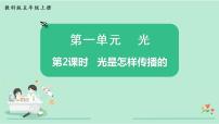 2021学年2.光是怎样传播的说课ppt课件