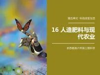 小学科学苏教版 (2017)六年级上册16 人造肥料与现代农业课前预习ppt课件
