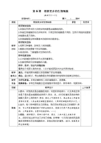 小学科学教科版 (2017)六年级上册5.观察更多的生物细胞表格教案