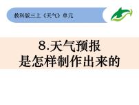 小学科学教科版 (2017)三年级上册8.天气预报是怎样制作出来的说课ppt课件