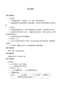 小学第五单元 植物的一生1 种子萌发学案
