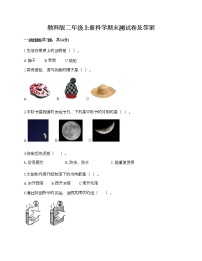 教科版二年级上册科学期末测试卷及答案 (9)