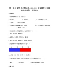 小学科学教科版 (2017)二年级下册磁铁综合与测试单元测试课后复习题