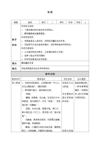小学科学苏教版 (2017)四年级上册2 鱼类教案设计