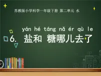 小学6.盐和糖哪儿去了集体备课ppt课件