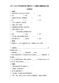 小学科学教科版 (2017)四年级下册6.观察土壤习题