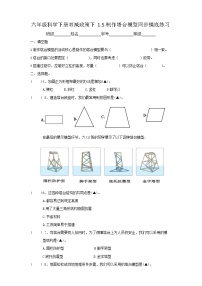 科学5.制作塔台模型练习题