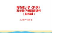 小学科学青岛版 (五四制)五年级下册第二单元 地球和地表的变化10 做一块卵石公开课教学ppt课件