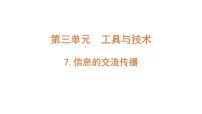 2020-2021学年7.信息的交流传播教课课件ppt