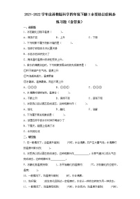 小学科学苏教版 (2017)四年级下册3 水受热以后当堂达标检测题