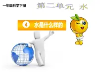 苏教版 (2017)一年级下册4.水是什么样的图文ppt课件