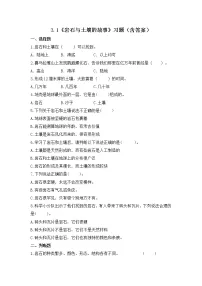 科学1.岩石与土壤的故事一课一练
