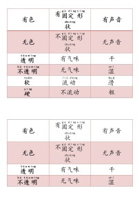 教科版 (2017)一年级下册5.观察一瓶水教学设计及反思