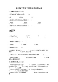 教科版三年级下册科学期末测试卷及参考答案（轻巧夺冠）