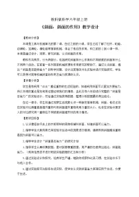 小学教科版 (2017)2.斜面教学设计