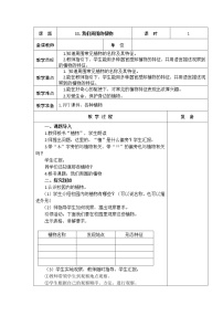 小学第四单元 土壤与动植物11 我们周围的植物教学设计