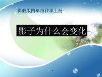 鄂教版四年级上册5 影子为什么会变化授课课件ppt