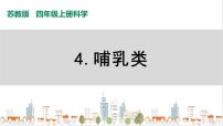 科学四年级上册4 哺乳类精品ppt课件