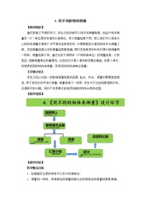 教科版 (2017)一年级上册4.用不同的物体来测量教学设计及反思