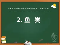 小学科学苏教版 (2017)四年级上册第一单元 动物大家族2 鱼类图文课件ppt