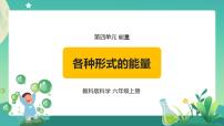 小学科学教科版 (2017)六年级上册1.各种形式的能量精品ppt课件