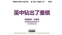 教科版 (2017)三年级下册5.茧中钻出了蚕蛾背景图课件ppt