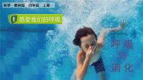 科学四年级上册1.感受我们的呼吸背景图课件ppt