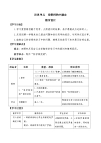 小学科学大象版 (2017)一年级上册反思单元 爱提问的小朋友教学设计