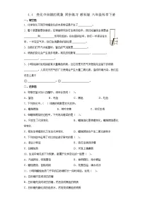 教科版 (2017)4.变化中伴随的现象课后练习题
