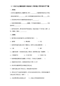 小学科学教科版 (2017)四年级下册1.岩石与土壤的故事当堂达标检测题