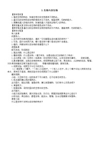小学科学9 生物与非生物教学设计及反思