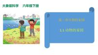 小学科学大象版 (2017)六年级下册第一单元 生物的家园1 动物的家园优秀ppt课件