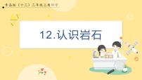 小学科学青岛版 (六三制2017)三年级上册12 认识岩石完美版课件ppt