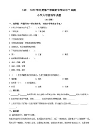 【小升初真题卷】2021-2022学年山东省滨州市阳信县教科版六年级下册期末考试科学试卷（原卷版+解析版）