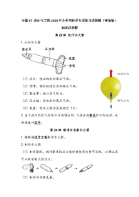 专题07 设计与工程——2023年小升初科学青岛版专题复习知识点讲解+巩固练习（含答案）