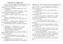 【期末复习】第一单元土壤和水——冀人版四年级下册科学单元知识点总结