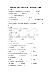 小学科学15 认识岩石达标测试