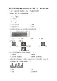 安徽省合肥市经开区2022-2023学年三年级下学期期末科学试卷