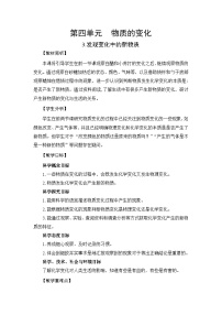 小学科学教科版 (2017)六年级下册3.发现变化中的新物质教案