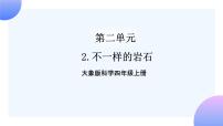 科学四年级上册2 不一样的岩石优秀ppt课件