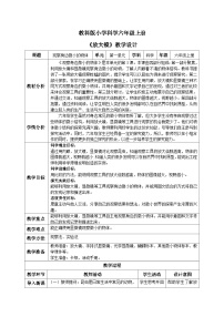 科学六年级上册3.观察身边微小的物体优秀教学设计及反思